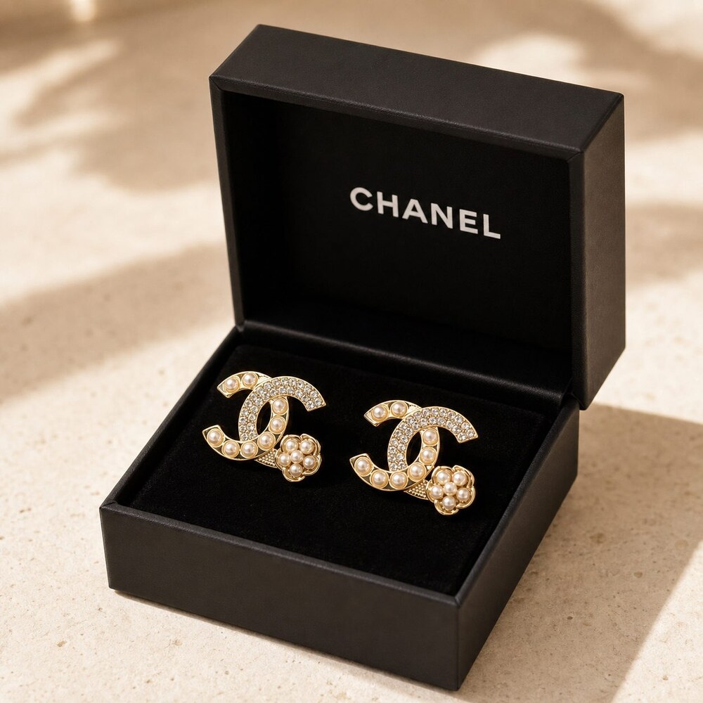CHANEL Classic Parisian Earrings Style 3 | New with Box - Picture 2 of 9